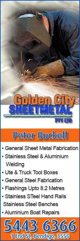 Golden City Sheetmetal Pty Ltd in 1 End St, Bendigo, VIC 3550